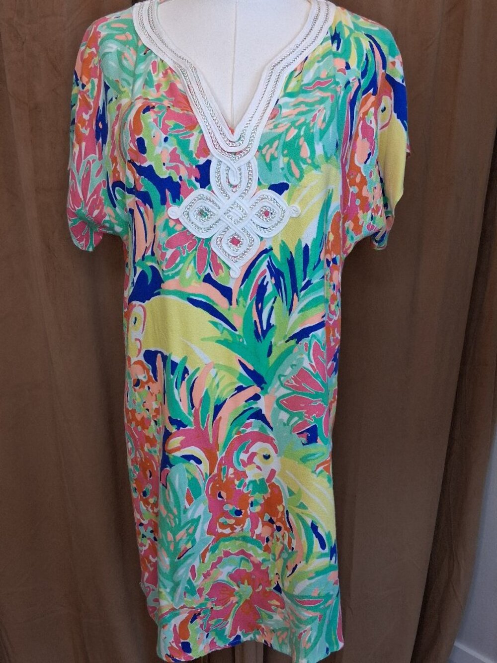 Lilly Pulitzer Multicoloured Harlow Tunic Dress Size XS